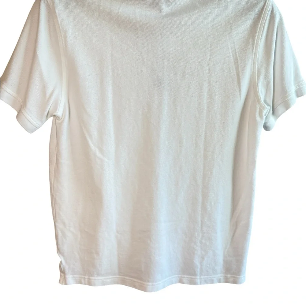 J. Crew Crisp White Polo Shirt